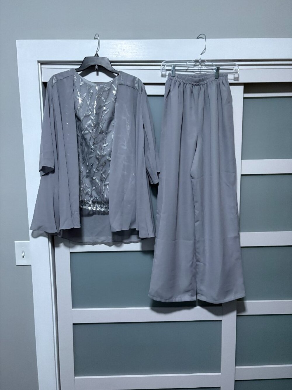 Witness of Love Ladies Formal Mother Grandmother of the Bride 3 pc Pant Set sz 4
